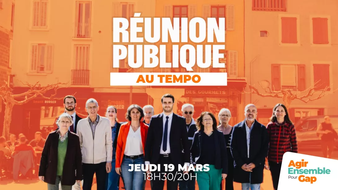 Réunion publique exceptionnelle
